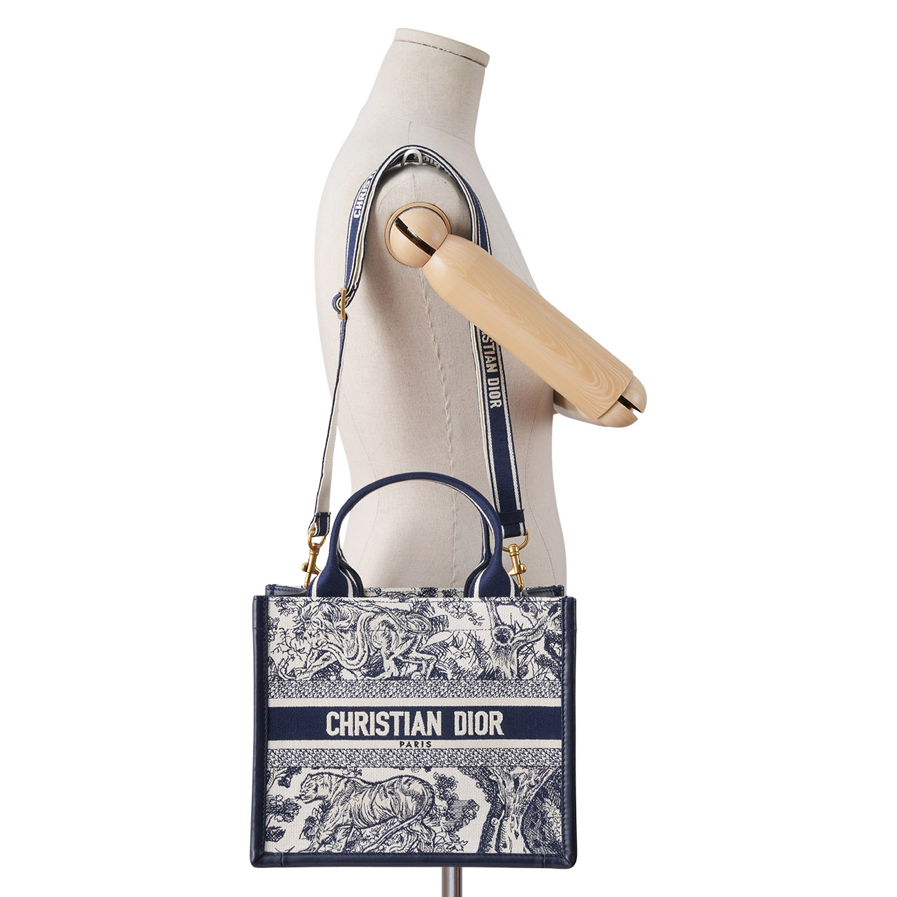 CHRISTIAN DIOR(USED)디올 M1325 레더 북토트 스몰